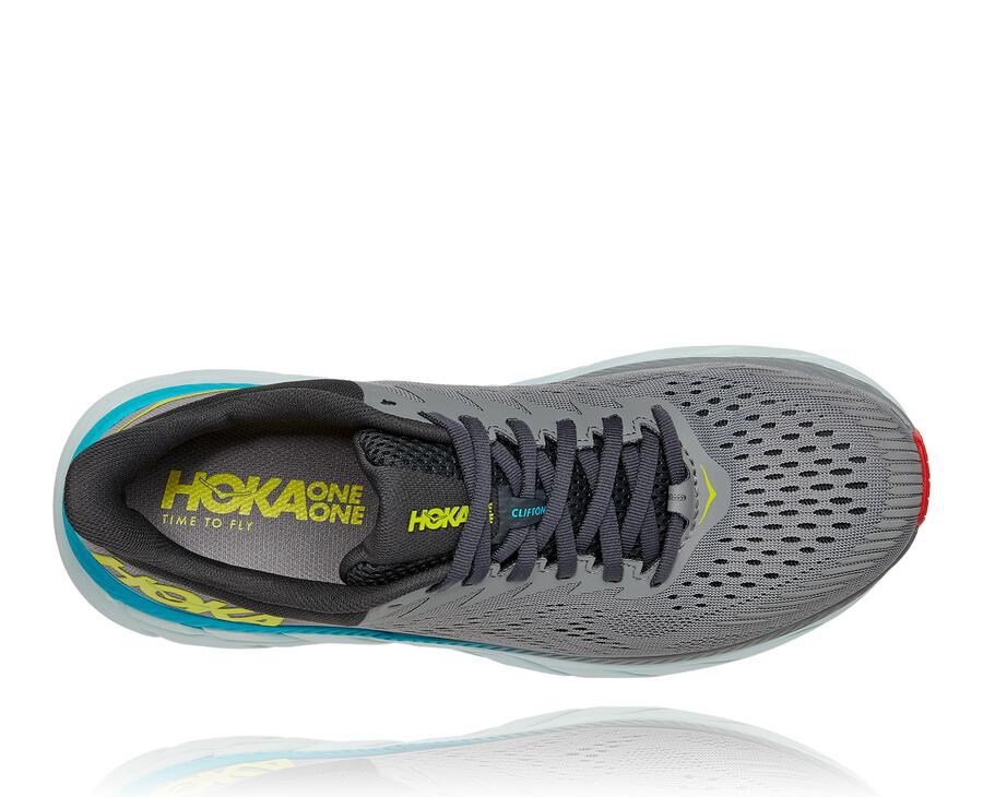 Zapatillas Running Hoka One One Hombre - Clifton 7 - Gris - AMS986351